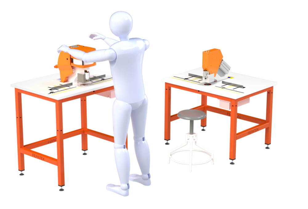 Opstelling Machinetafels